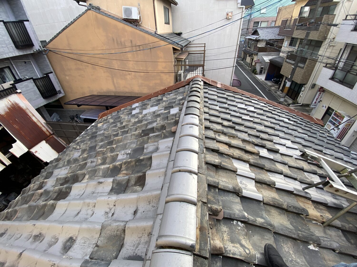 京都市　助成金利用して葺き替え工事をさせていただきました。